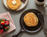 Lodge L9OG3 Cast Iron Round Griddle, 10.5-inch, Pre-Seasoned, Made in USA, Stovetop, Oven, Grill, Campfire