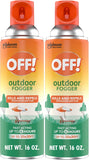 OFF! Outdoor Insect & Mosquito Repellent Fogger, Backyard Pretreat, Kills & Repels Insects in an up to 900 sq, ft, area, 16 oz (Pack of 2)