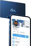 dot. Card - Digital Business Card - Tap Compatible with iPhone & Android (Black)