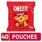 Cheez-It Original Baked Snack Crackers, 40 Packs of Individually Wrapped 1-Ounce Bags