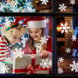 Christmas Snowflake Window Clings | 135pcs Static Decals Décor