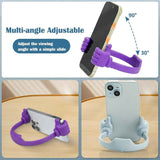 Honsky green/purple thumbs-up phone stand for tablets, e-readers and smart phones - 2 count