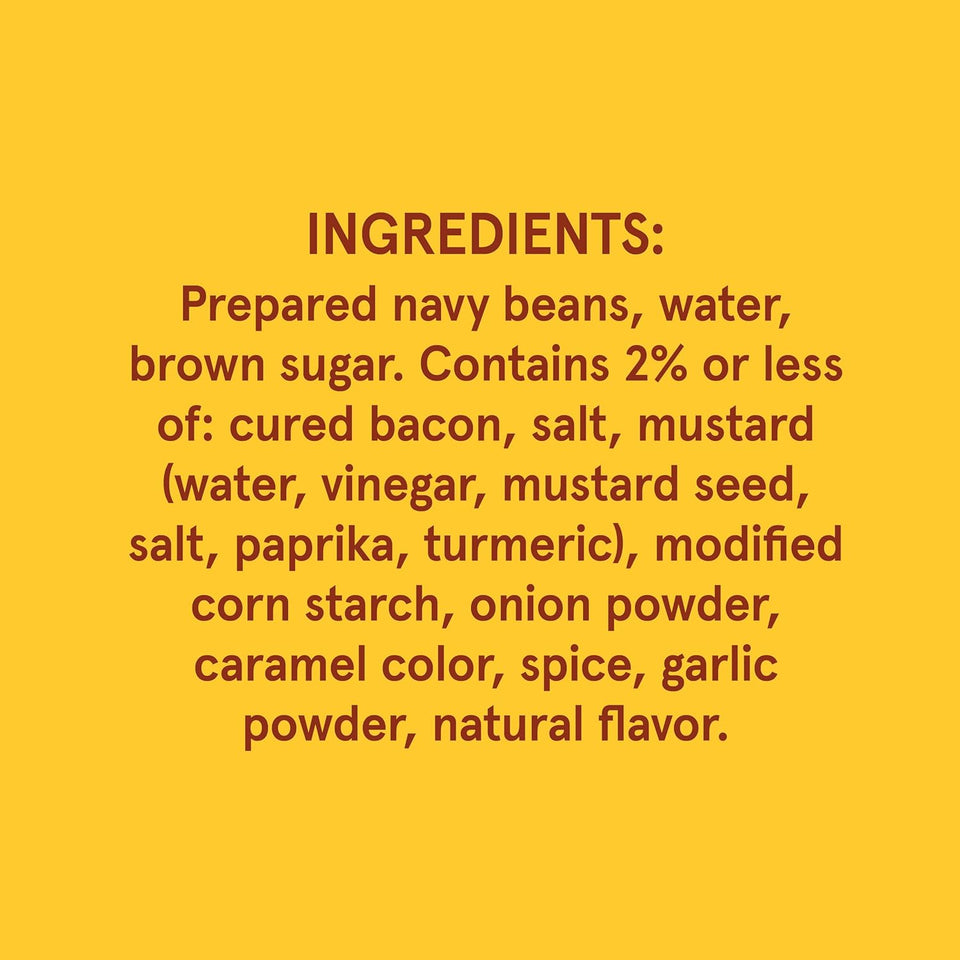 Bush's Best 16 oz canned original baked beans, plant-based protein, fiber, low fat, gluten free, 12 pack