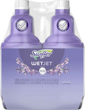 swiffer wetjet multi-surface floor cleaner with febreze refill 1.25 liter pack of 2