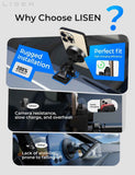 LISEN for 15W MagSafe Car Mount Charger,Magnetic Wireless Cars Charger,Magnetic Phone Holder for Cars,Phone Holders for Your Car Accessories for Men Women Jeep Ford F150 for iPhone 17-12,Samsung,Pixel