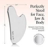 kitsch stainless steel gua sha facial tools 100% stainless steel silver