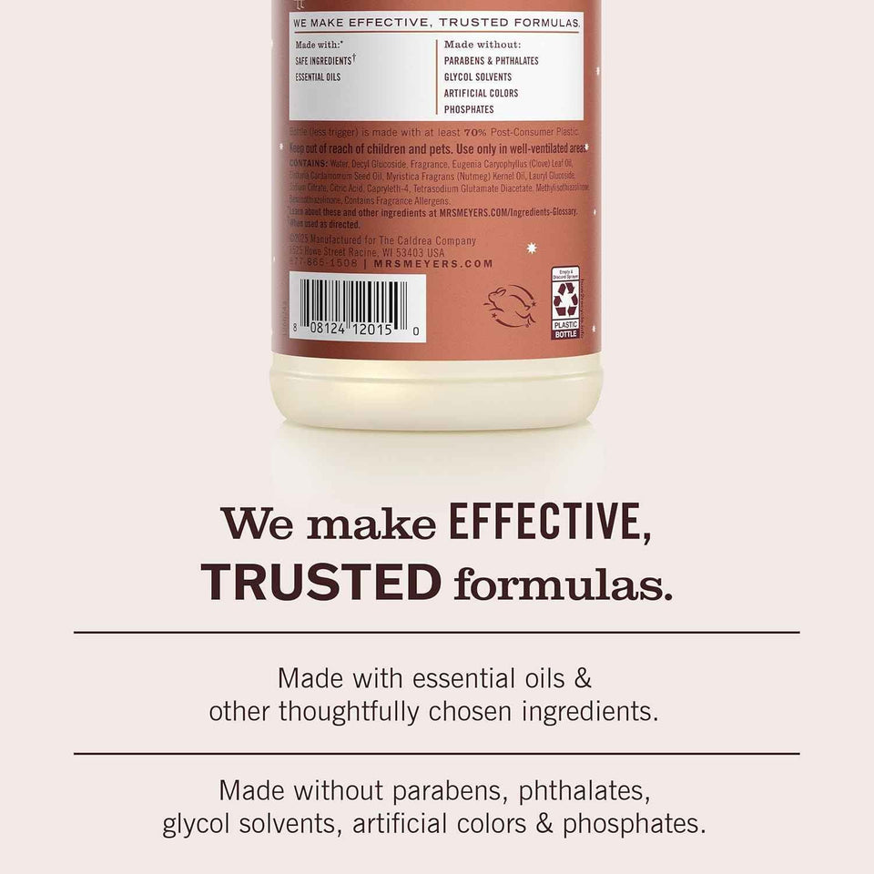 Mrs. Meyer's Gingerbread Multi-Surface Cleaner: 16 Fl Oz Natural Ingredients for Everyday Cleaning