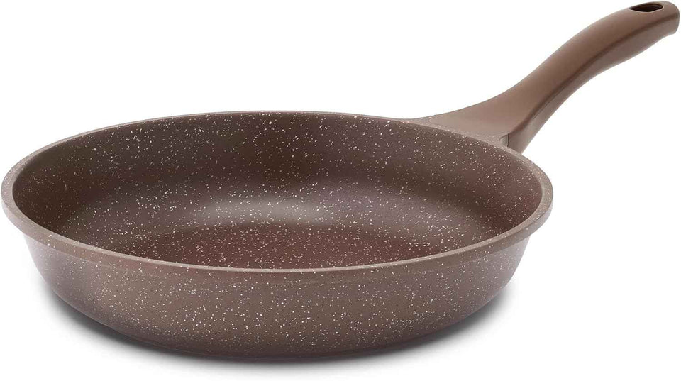 SENSARTE Nonstick Frying Pan Skillet, Swiss Granite Coating Omelette Pan, Healthy Stone Cookware Chef's Pan, PFOA Free (8/9.5/10/11/12.5 Inch) (9.5 Inch)