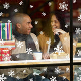 Christmas Snowflake Window Clings | 135pcs Static Decals Décor