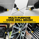 Holikme 6Pack Drill Brush Power Scrubber Cleaning Brush Extended Long Attachment Set