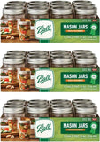 Ball Wide Mouth Glass Mason Jars with Lids and Bands, Used for Canning, Pickling, Juice, Jam, Jelly, Quart Size 32 Ounce (Pack of 2)