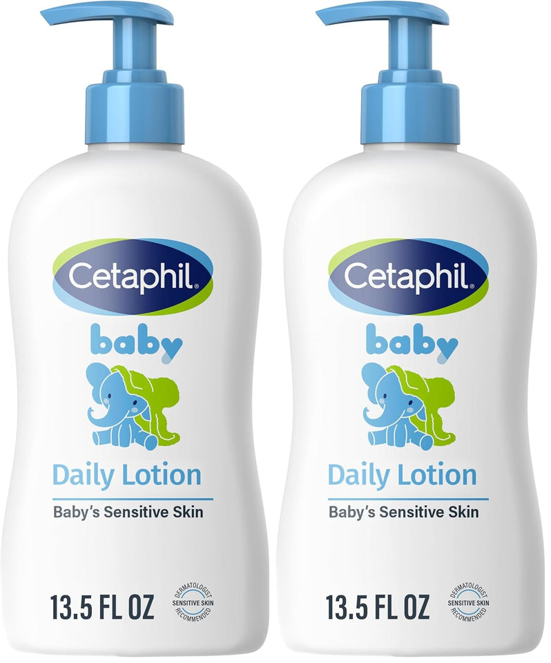 Calendula and Vitamin E baby lotion, 13.5 fl oz, organic and non-toxic ingredients for sensitive skin