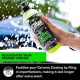 Ceramic Car Shampoo for Slick Car Wash - pH-Balanced Soap with Hydrophobic Protection - Enhances Coatings
