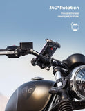 Lamicall Bike Phone Holder, Motorcycle Mount - Motorcycle Phone Holder, Handlebar Cell Phone Clamp, Scooter Phone Clip Gifts for iPhone 17 Air Pro Max, 16 15 Plus, S20, 4.7 to 6.8" Smartphones