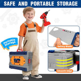 TooyBing kids tool bench set with electric drill and realistic tools for toddler 3-5 year olds easy setup