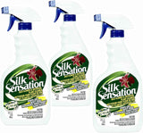Sparkle Plenty Silk Sensation Artificial Flower & Plant Leaf Cleaner and Shine - Fake Flower Dusting Spray - Silk Plant Cleaner Spray No Wipe - Drip Dry Cleaning Supplies for Artificial Tree (32oz)