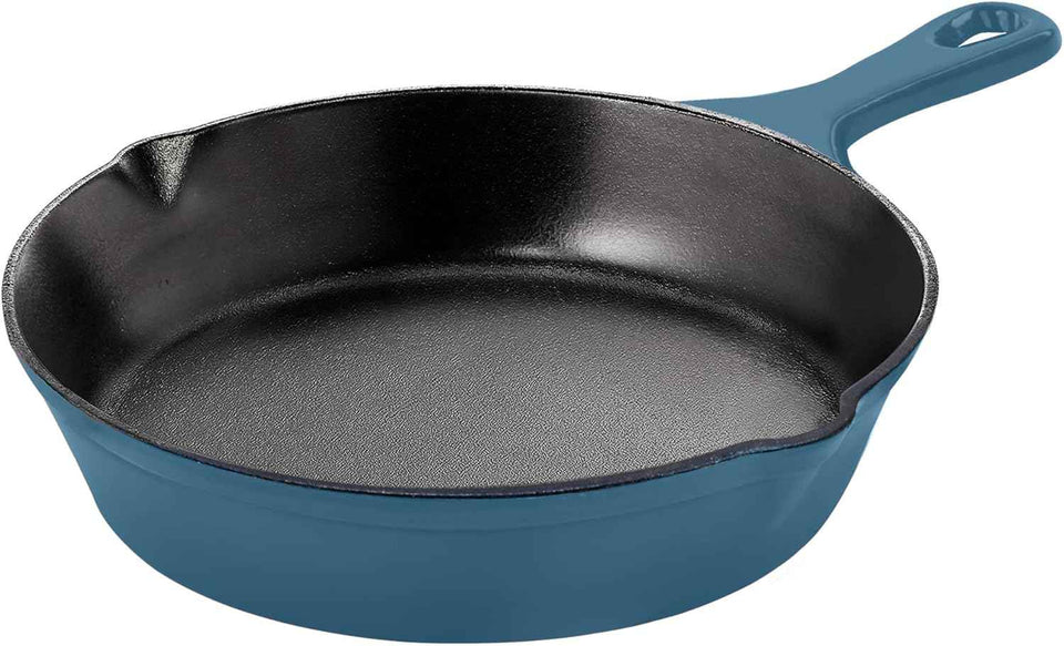Utopia Kitchen Cast Iron Skillets 12 Inch, Chef's Pan, Pre-Seasoned Frying Pan, Stovetop, Oven, Campfire and Grill Large Skillet, Even Heat Distribution Multipurpose Cast Iron Pan - Black