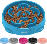 MateeyLife slow feeder dog bowls, 2PCS, anti-choking puzzle dog food bowls, anti-slip interactive feeding slow down eating for medium breeds