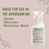 Mrs. Meyer's Apple Blossom Vinegar Gel Cleaning Spray, 16 Fl Oz, No-Rinse Formula for Bathroom Use