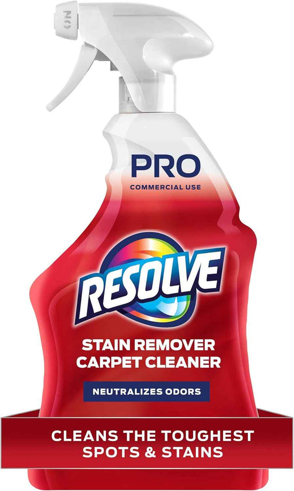 Resolve Professional Strength Carpet Spot & Stain Remover, 32 Fl Oz, Pack of 1