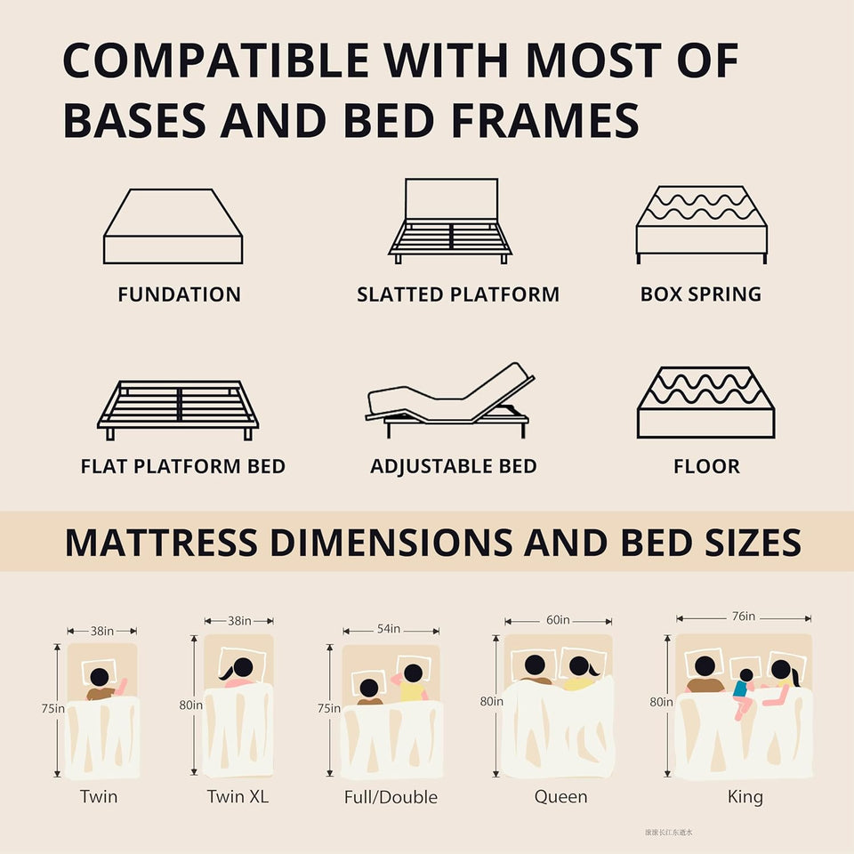 EGOHOME 12 Inch King Memory Foam Mattress for Back Pain, Cooling Copper Gel Bed in a Box, Foam Made in USA, CertiPUR-US Certified, Therapeutic Medium Firm, 76x80x12 Black
