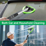xin dell windshield cleaner tool extendable handle microfiber pads car home window cleaning