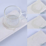 2 Pcs Water Absorbing Stone Trays, Kitchen/Bathroom Sink Soap Dish, Diatomite Tray Used for Hand Soap & Cosmetic Bottles in The Modern Home, 3.15" W x 8.7" L, White