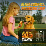 Dog Bark Deterrent Device, 3X Ultrasonic Anti Barking, 6 Training Modes 23 FT Range Barks No More Indoors Outdoors Behavior Correct Safe & Humane Rechargeable Compact Bark Control for Dogs