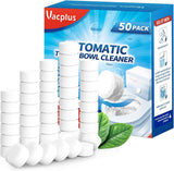 Vacplus Toilet Bowl Cleaner Tablets 12 PACK, Automatic Toilet Bowl Cleaners with Bleach for Deodorizing and Descaling, Bathroom Cleaner Against Tough Stains