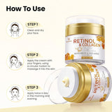 Retinol Cream for Face Anti Aging: Wrinkle Cream for Face Neck with Collagen Hyaluronic Acid - Night Moisturizer for Men Women - Facial Skin Care Gift for Mom Dad Sister (1.7 Fl Oz (Pack of 1))