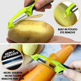 GANNK Vegetable and Fruit Peeler for Kitchen, Easy to Use and Clean