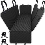 Mancro Dog Car Seat Cover for Back Seat, 2025 Upgraded 600D Heavy Duty Waterproof & Scratch-Resistant Dog Hammock for Car, Back Seat Pet Cover for Dogs with Sedan, Trucks and SUVs, Standard, Black