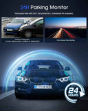 Dash Cam 2K, WiFi Dashcams with APP, External GPS, 1.5'' IPS Screen, Front Dash Camera for Cars, Mini Car Camera, WDR Night Vision, 24H Parking Monitor, Loop Recording, G-Sensor