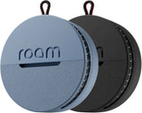 ROAM SMART TRACKER - Bluetooth Tracker & Item Locator for Keys, Wallet, Luggage, Kid & Pet Gear, (iOS, Android Compatible), No App or Subscription, Fast Setup, Waterproof | 2-Pack, Black & Blue