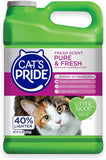 Cats Pride premium lightweight clumping litter, 10 pounds, multi-cat, scented, up to 10 days odor control
