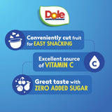 dole diced peaches mandarin oranges cherry mixed fruit no sugar added variety pack - 12 pack