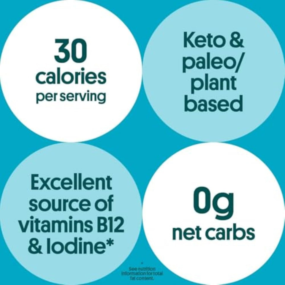 Gimme Seaweed Organic Roasted Seaweed Snacks Sea Salt 6 Count Keto Vegan Gluten-Free Healthy Snack