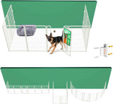 FXW Homeplus Unleashed Indoor Dog Playpen - Stress-Free and Safe Play, Heavy Duty 24 Inch 6 Panels Dog Pen for Puppy and Small Dogs, Black│Patented