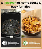 200 PCS Unbleached Parchment Paper Sheets for Baking 12x16 Inches, Non-Stick and Non-Toxic Pre-cut Parchment Sheets for Oven, Cooking, Grilling, Air Fryer and Steaming - Fit for Half Sheet Pans