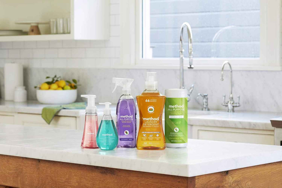 Method All-Purpose Cleaner Spray, French Lavender, 28 Fl Oz, (Pack of 4)