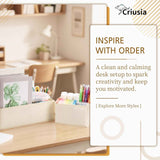Criusia 15-Piece Beige Fabric Drawer Organizer Set with 3 Sizes for Closet and Dresser