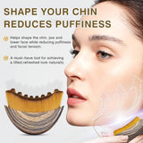 New Lymphatic Contour Face Brush - Dry Brushing Face Massager for Lymphatic Drainage, Chin & Jawline Sculpting - Ergonomic Skin Fit Design to Reduce Puffiness, Relieve Fatigue