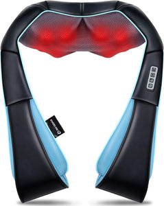 Mo Cuishle Mothers Day Gifts, Shiatsu Back Shoulder and Neck Massager with Heat, Electric Deep Tissue 4D Kneading Massage, Best Gifts for Women Men Mom Dad Wife Husband her him, Fathers Day, Christmas