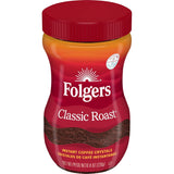 Folgers Classic Roast Instant Coffee, 8 Oz. Jar, Classic Taste in Convenient Instant Form, New Orleans Roasted