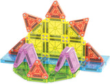 MAGNA-TILES microMAGS Travel Set Deluxe 55-Piece Magnetic Construction Set, The Original Magnetic Building Brand