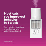 comfort zone multi-cat calming diffuser refill 6 pack fragrance-free 30-day refills for multi-cat anxiety stress
