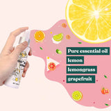 Clean-n-Fresh 100% Natural Citrus Poo Spray - Up to 400 Uses, Essential Oil Bathroom Deodorizer