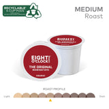 eight o'clock coffee the original, medium roast, keurig k-cup pods, 72 count, kosher