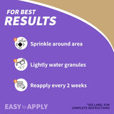 Bonide Repels-All Animal Repellent Granules, 3 lbs. Ready-to-Use Deer & Rabbit Repellent, Deter Pests from Lawn & Garden