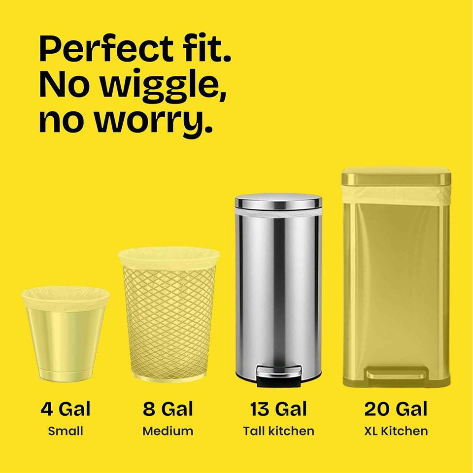 Glad ForceFlex Tall Kitchen Trash Bags with Gain Lavender Scent and Febreze Odor Control